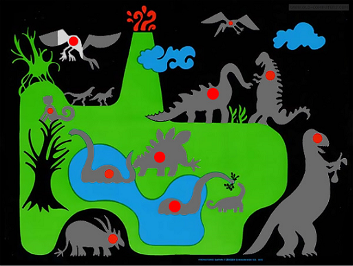 Card No. 9: Prehistoric Safari + Dogfight! + Shootout! screenshot