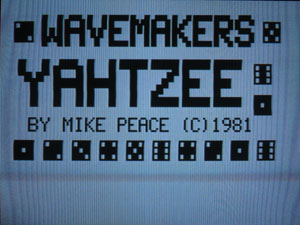 Tape 5: Music Composer + Yahtzee screenshot