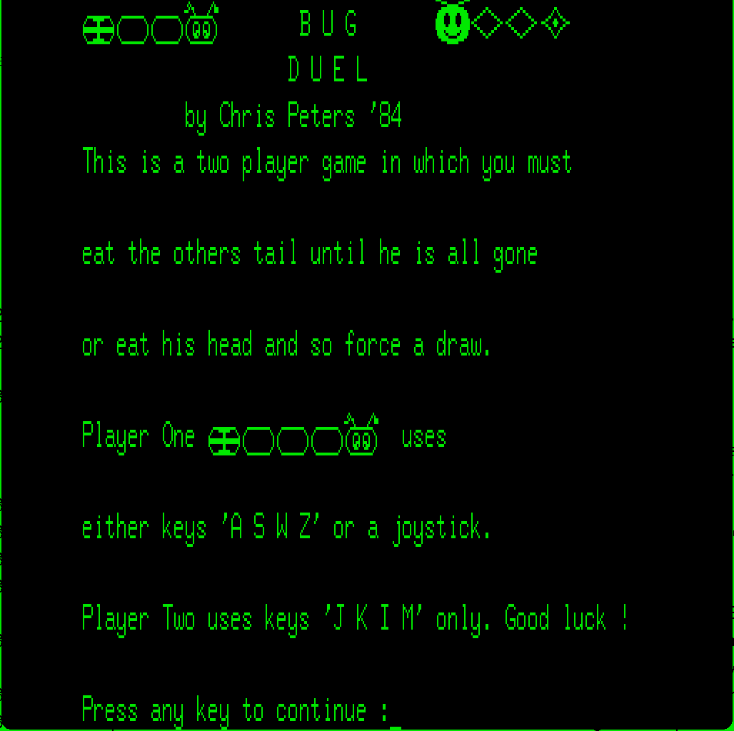 Bug Duel screenshot