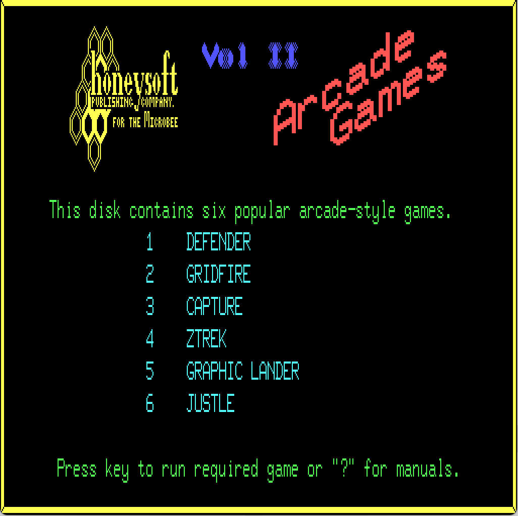 Arcade Games Vol.2 screenshot