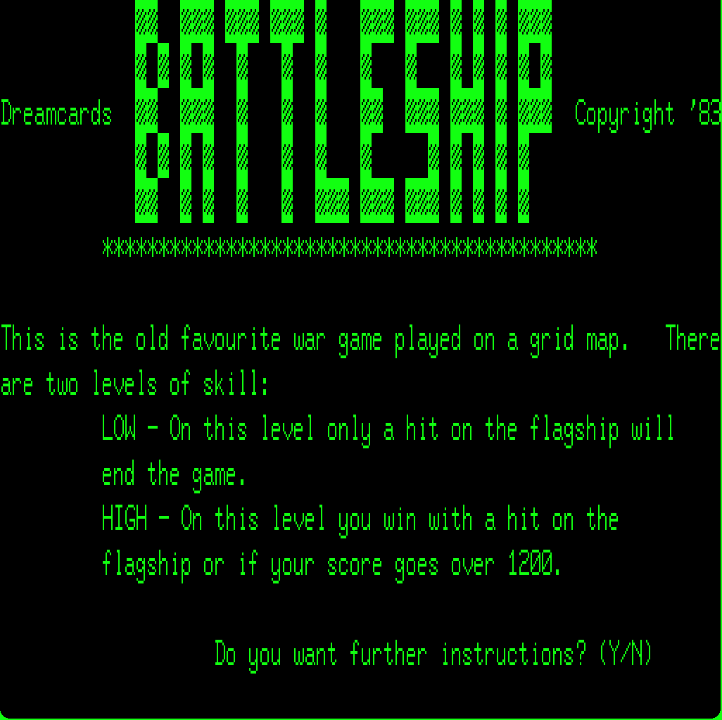 Battleship screenshot