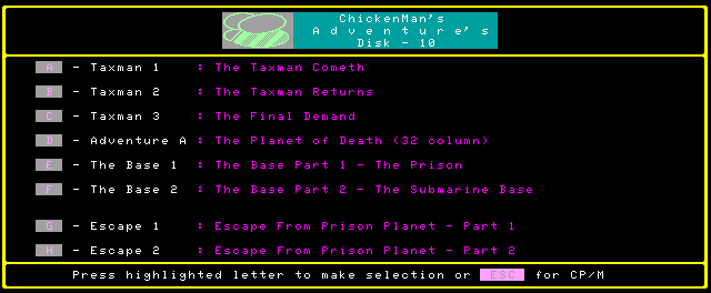 ChickenMan's Adventure's Disk #10 screenshot