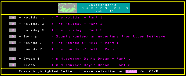 ChickenMan's Adventure's Disk #11 screenshot