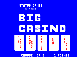 Big Casino [Upright model] screenshot