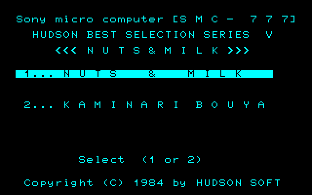 Hudson Best Selection V [Model SMJ-G028D] screenshot