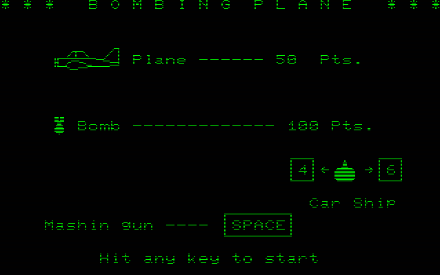 Bombing Plane screenshot