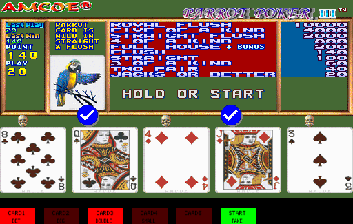 Parrot Poker III screenshot
