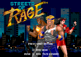 Streets of Rage [Model 51] screenshot