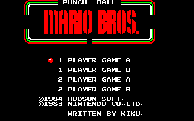 Punch Ball Mario Bros. [Model YB-5010] screenshot