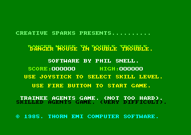 Danger Mouse in Double Trouble [Model TNCG221] screenshot