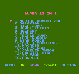 Super 23-in-1 [Model K23-001] screenshot