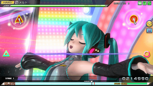 Hatsune Miku: Project DIVA Arcade screenshot
