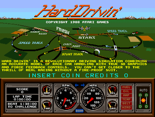 Hard Drivin' [Model 136068] screenshot