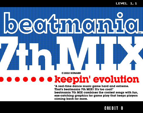 beatmania 7thMix keepin' Evolution screenshot
