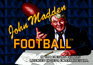 John Madden Football [Model 7000] screenshot