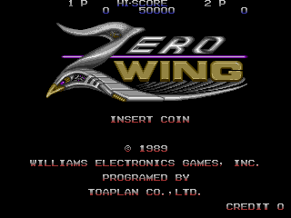 Zero Wing screenshot