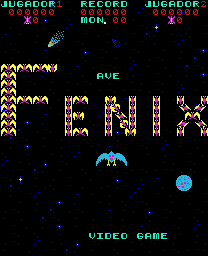 Ave Fenix, Arcade Video game by Electro Game (198?)