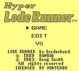 Hyper Lode Runner [Model DMG-HLA] screenshot