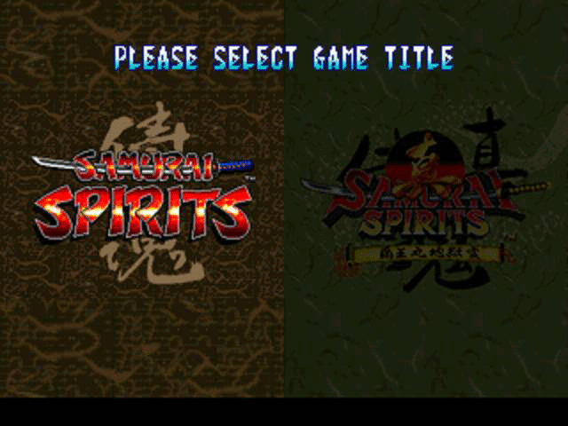 Samurai Spirits - Kenkaku Yubinan Pack [Model SLPS-00647] screenshot