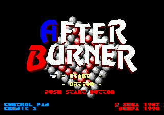 After Burner II [Model T-17013] screenshot