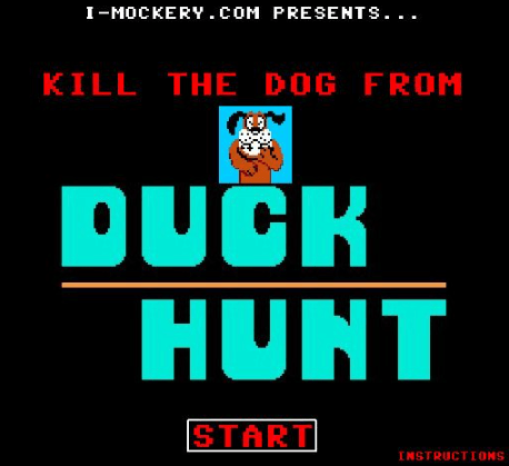 Kill the Dog from Duck Hunt screenshot