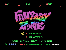 Fantasy Zone [Model R55X5812] screenshot