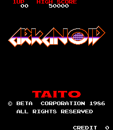Arkanoid screenshot