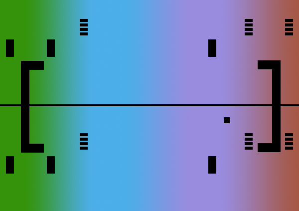 Ultra Pong Doubles [Model C-402D] screenshot
