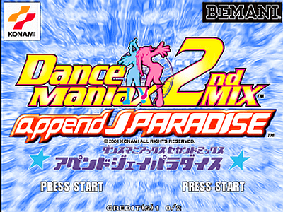Dance Maniax 2nd Mix Append J-paradise screenshot