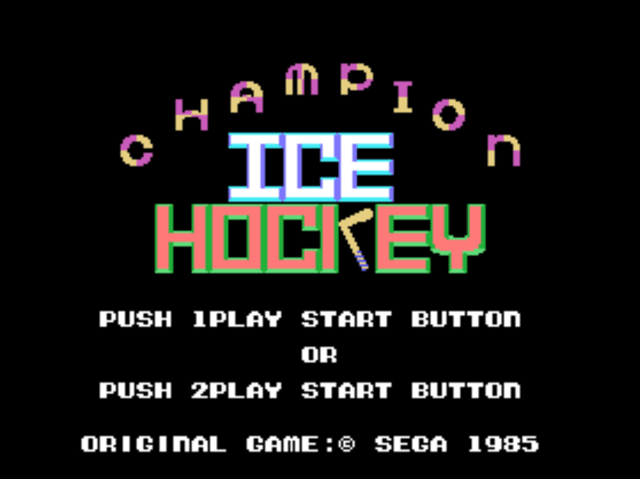 Champion Ice Hockey [Model C-59] screenshot