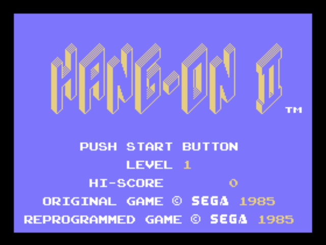 Hang-On II [Model C-60] screenshot