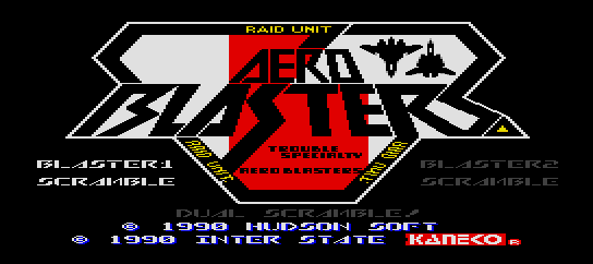 Aero Blasters [Model HC90038] screenshot