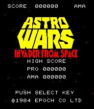 Astro Wars - Invader from Space [Model 1 NO.09070] screenshot