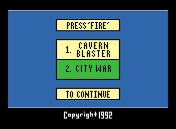 2 Pak Special: Cavern Blaster + City War [Model 771/867] screenshot