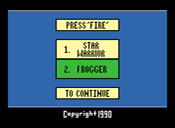 2 Pak Special: Star Warrior + Frogger [Model 771/422] screenshot