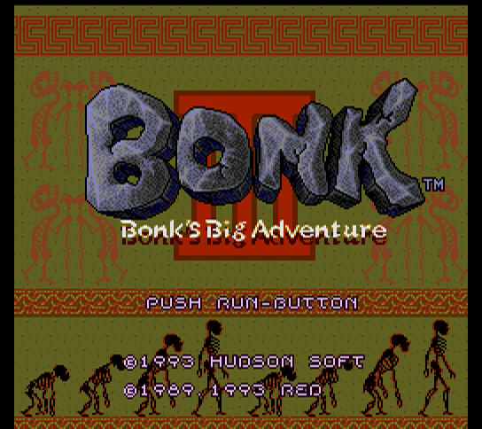 Bonk III - Bonk's Big Adventure [Model TGXCD1052] screenshot