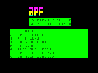 Pinball / Dungeon Hunt / Blockout [Model MG1011] screenshot