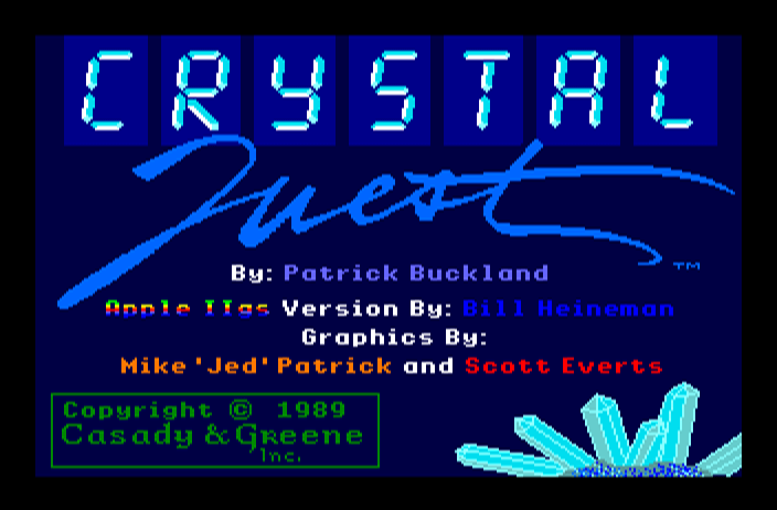 Crystal quest игра