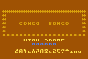 Congo Bongo [Model 006-02] screenshot
