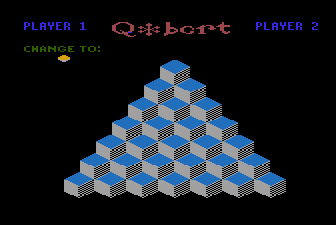 Q*bert [Model 9500] screenshot