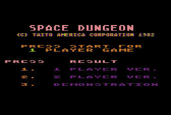 Space Dungeon [Model CX5232] screenshot