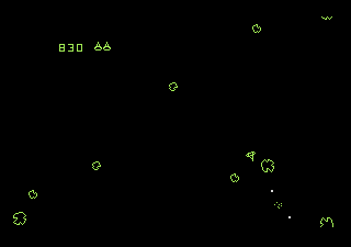Asteroids Deluxe screenshot