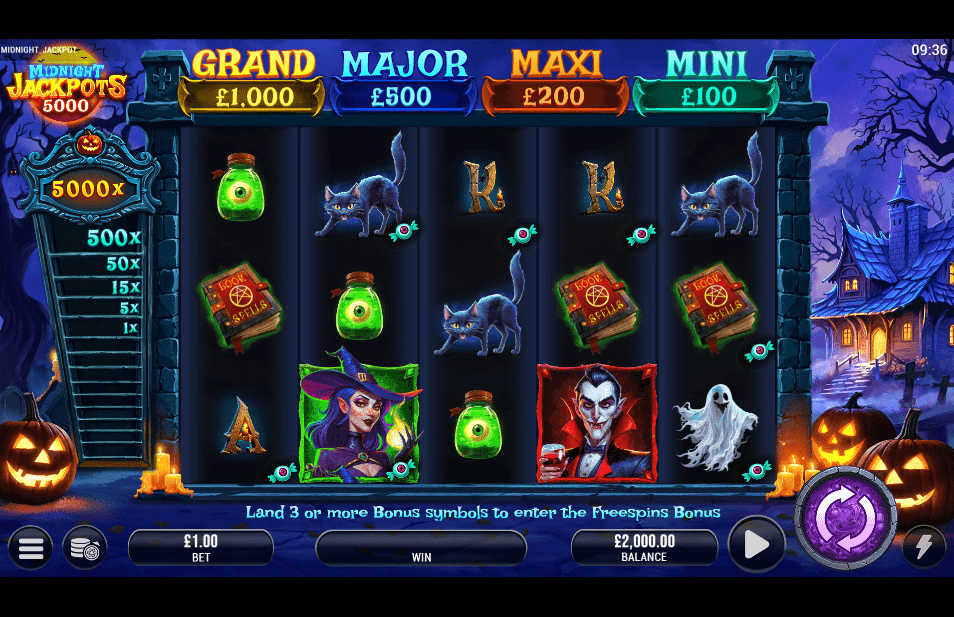 Midnight Jackpots 5000 screenshot
