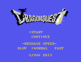 Dragon Quest [Model E-G186] screenshot