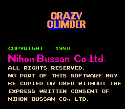 Crazy Climber [Model CCA-7001] screenshot