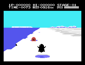Antarctic Adventure screenshot