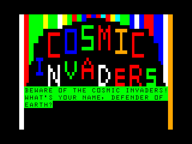 Cosmic Invaders [Model A0102] screenshot