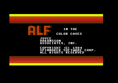ALF in the Color Caves screenshot