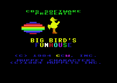 Big Bird's Funhouse screenshot