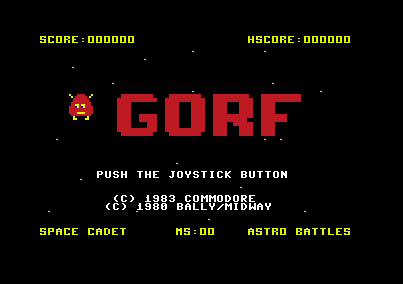 Gorf [Model C-64 618] screenshot